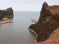 The gulch, Steep Island