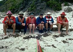 Maatsuyker Canoe Club members