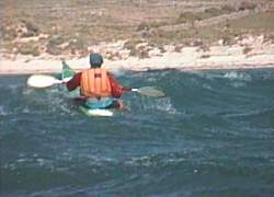 Mick after his third capsize