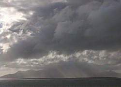 Oncoming storm, Franklin sound, Flinders Is.
