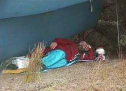 Lauries' shelter, Badger Is.
