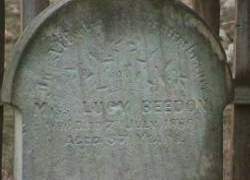 Lucy Beedons' grave, Badger Is.