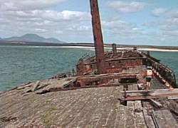 On the deck of the Farsund