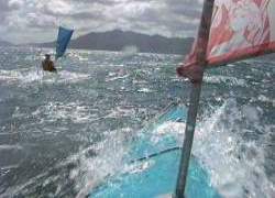 The double under full sail,Mt Chapple Is.