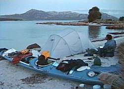 Campsite, Kent Bay, Cape Barren Is.