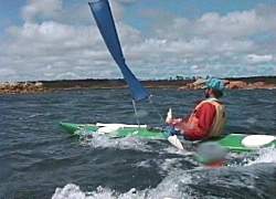 Mick under sail,Clark Is.