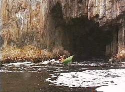 Sea cave, Breaksea Is.