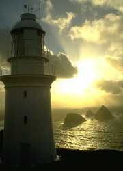 Sunset, Maatsuyker lighthouse