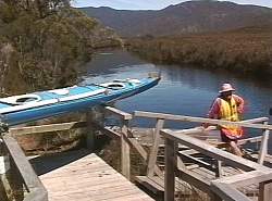 Landing stage, Melaleuca Inlet