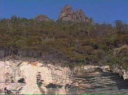 Limestone cliffs, Mount Maria