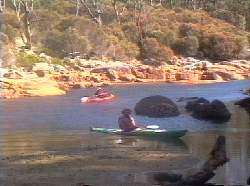 Landing in Whalers Cove