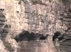 Close up of cliffs