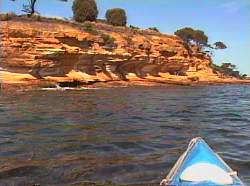 Painted cliffs, Maria Is.