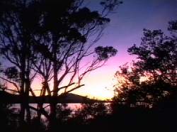 Sunrise, Encampment Cove, Maria Island