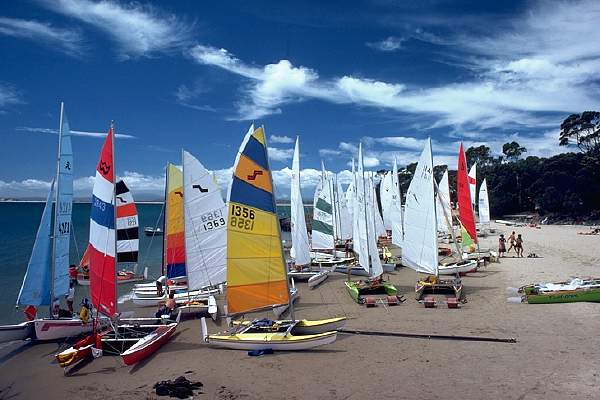 Yachts at Croquet Lawn Beach