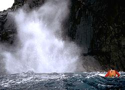 Mick near the blowhole