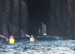 Sea cave, Hellfire Bluff