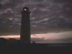  Lighthouse at night