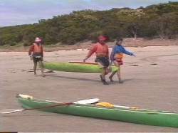 Carrying kayaks 